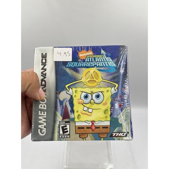 Spongebob's Atlantis Squarepantis Gameboy Advance GBA Brand New SEALED With Case - Picture 3 of 12